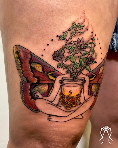 Explore louisiana tattoo ideas, creative tattoo ideas in Scipio Center, available at Ace of Wands Private Tattoo & Tarot Studio . Appointment Only