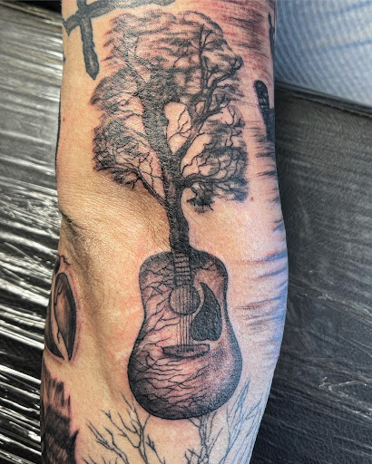 Explore calf tattoo ideas male, creative tattoo ideas in Fort Oglethorpe, available at The Helm Tattoo & Piercing