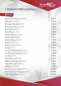 Pizzeria Pizzeria Re Manfredi à Manfredonia (le menu)