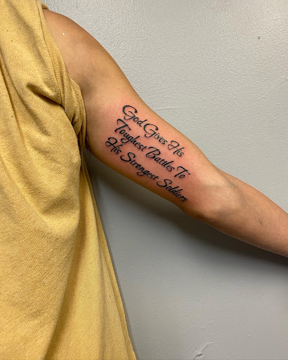 Explore honey tattoo ideas, creative tattoo ideas in Idaho Falls, available at Sinner Tattoo Studio