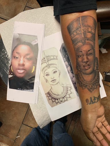 Explore brick tattoo ideas, creative tattoo ideas in Shreveport, available at Trendsetters Tattoo