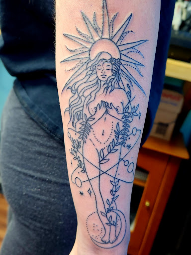 Explore rimuru tattoo ideas, creative tattoo ideas in Reno, available at Evolution Tattoo