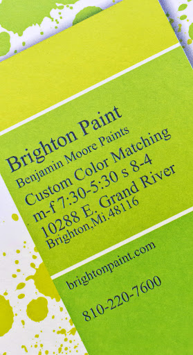 Paint Store «Brighton Paint», reviews and photos, 10288 Grand River Rd, Brighton, MI 48116, USA