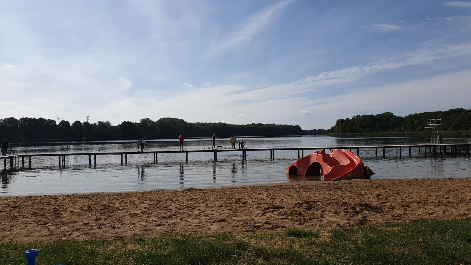 Foto de Strandbad Broock con arena brillante superficie