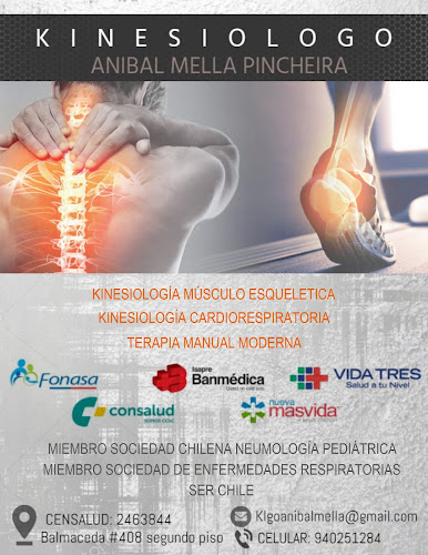 Kinesiologo Laja, Anibal Mella Pincheira - Médico