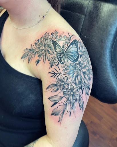Explore tattoo ideas back of neck, creative tattoo ideas in Williamsport, available at Moa Tattoos