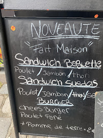 Le Commis Sert à Paris menu