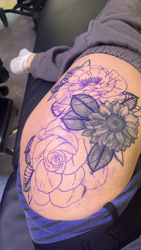 Explore tattoo ideas dogs, creative tattoo ideas in Meridian, available at Burn The Boats Tattoo