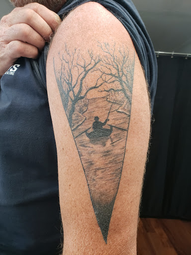 Explore castle tattoo ideas, creative tattoo ideas in Cedar Springs, available at Americas Renegade Tattoo Society
