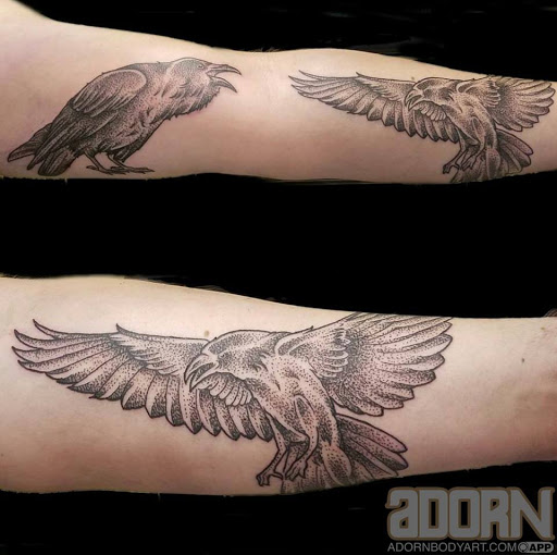 Explore tribal butterfly tattoo ideas, creative tattoo ideas in Portland, available at Adorn East