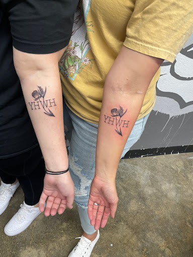 Explore 5 sibling tattoo ideas, creative tattoo ideas in Zumbrota, available at Art by Sinclair Tattoo Artist At Dry Bones Ink