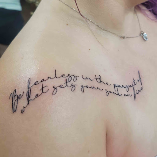 Explore soccer tattoo ideas, creative tattoo ideas in Sioux City, available at Thorn-Side Tattoo & Piercing