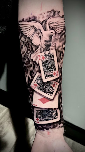 Explore small black and white tattoo ideas, creative tattoo ideas in Ottawa, available at Audacious Ink Tattoo Studio