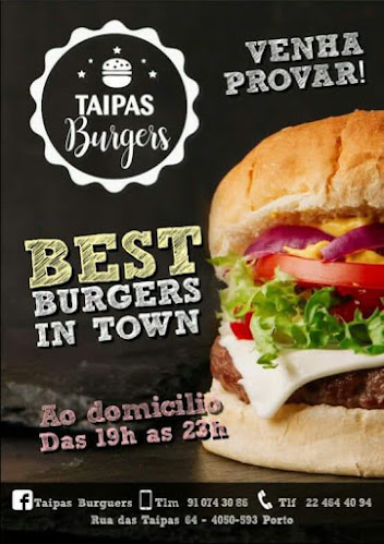 Avaliações doTaipas Burgers em Porto - Hamburgueria
