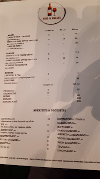 Balthazar à Nice menu