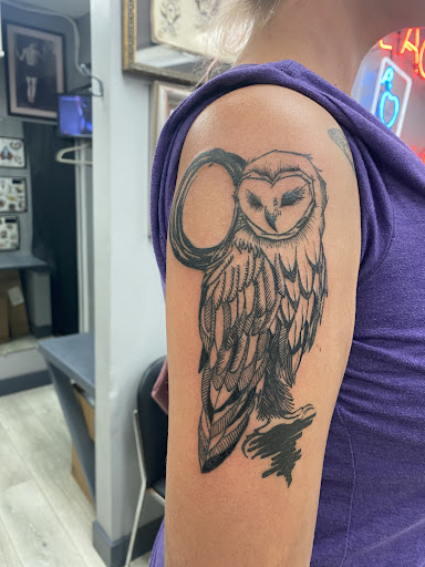 Explore cool chest tattoo ideas, creative tattoo ideas in San Diego, available at Saints And Sinners Tattoo Shop