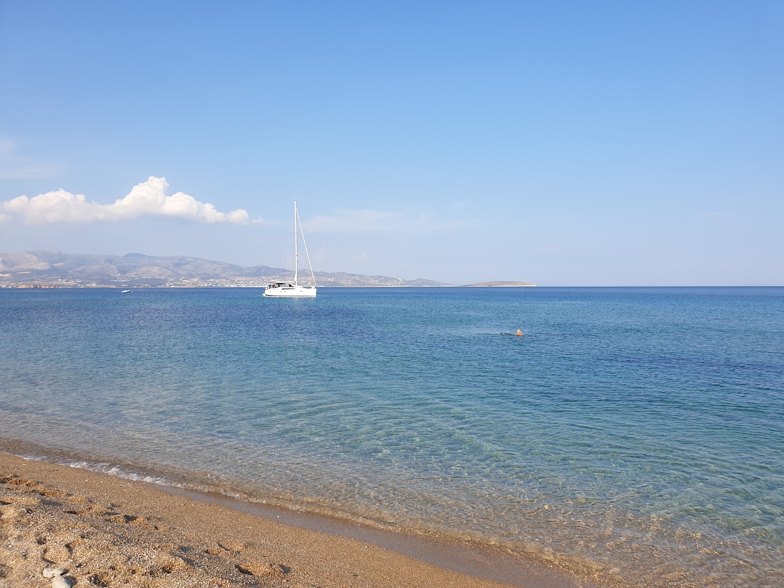 Photo of Paralia Soros with turquoise pure water surface