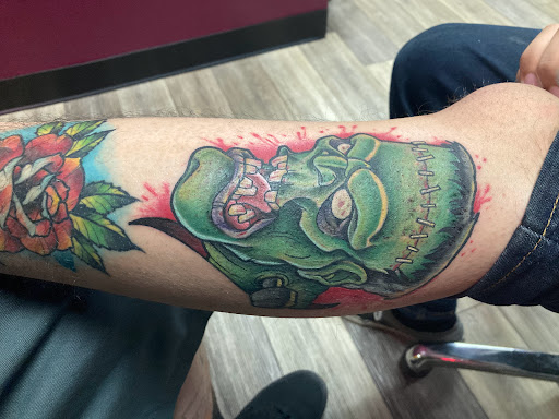 Explore tattoo ideas for grandpa that passed away, creative tattoo ideas in Bullhead City, available at Smoke and Dagger Tattoo
