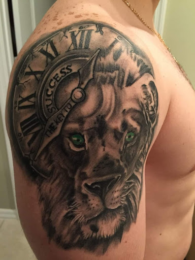 Explore tattoo ideas for women's legs, creative tattoo ideas in Ocoee, available at Slaughterized Ink Tattoo and Piercing Studio