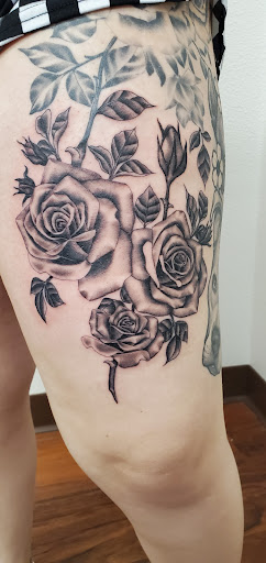 Explore barber tattoo ideas, creative tattoo ideas in West Fargo, available at Avenue Tattoo