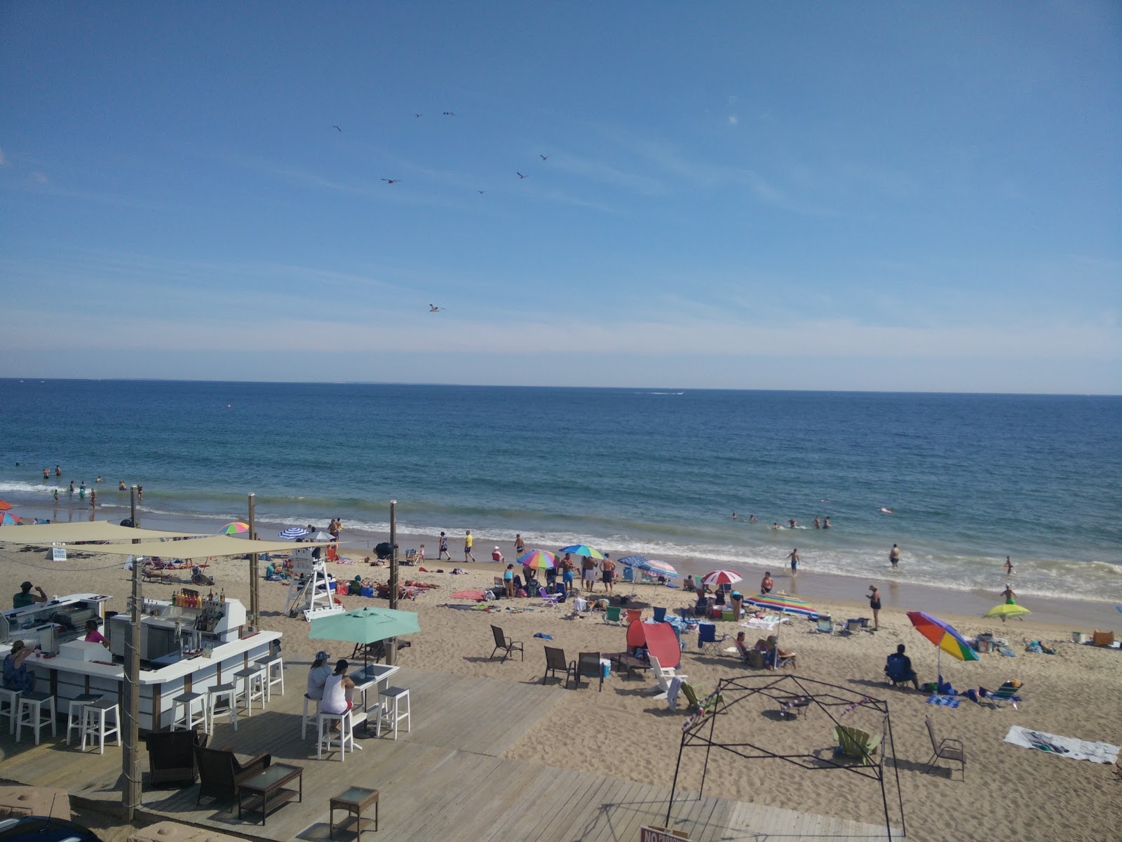 Foto di Misquamicut beach - luogo popolare tra gli intenditori del relax