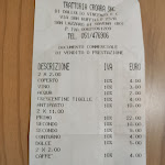 Photo n°1 de l'avis de Luca.o fait le 05/12/2022 à 07:10 sur le  Trattoria Croara à San Lazzaro di Savena