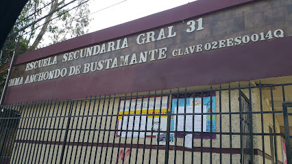 SECUNDRIA GENERAL ESTATAL No. 31 EMMA ANCHONDO DE BUSTAMANTE