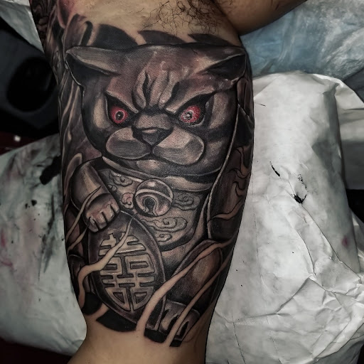 Explore singer tattoo ideas, creative tattoo ideas in Alhambra, available at Inkfiend Art Studio