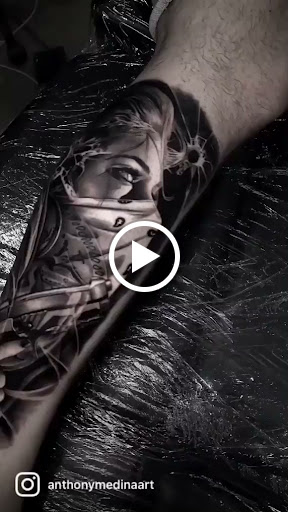 Explore pennywise tattoo ideas, creative tattoo ideas in Hollywood, available at Sacred Eye Tattoos