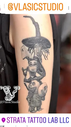 Explore sick tattoo ideas for men, creative tattoo ideas in Yucca Valley, available at Strata Tattoo Lab LLC