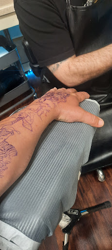 Explore line tattoo ideas, creative tattoo ideas in Allentown, available at Max Meano Tattoo