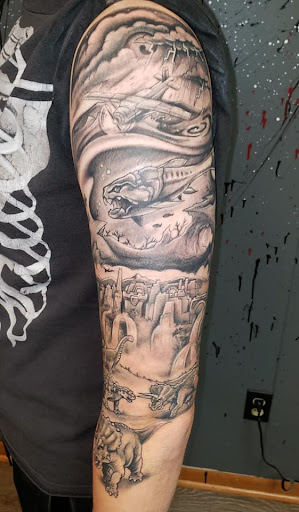 Find cool skull tattoo ideas for your next unique tattoo in Johnson City at Defiant Designs