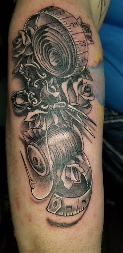 Explore greek goddess tattoo ideas, creative tattoo ideas in Angola, available at Hoodlum Ink