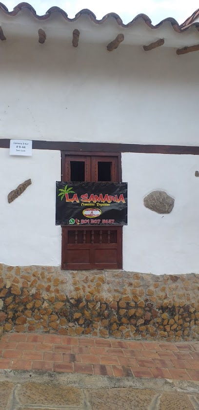 La samaria comidas rápidas - Cra 3 Sur #9-44, San Luis, Barichara, Santander, Colombia