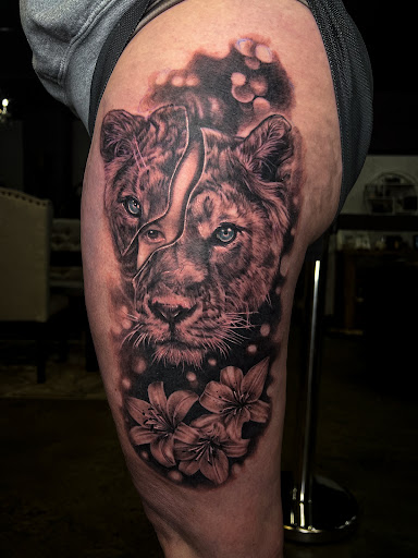Explore opium tattoo ideas, creative tattoo ideas in Fairmont, available at Heretic Ink