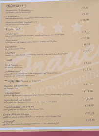Restaurant Landgasthaus Am Frauenstein à Hinterweidenthal (la carte)