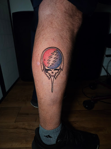 Explore gun tattoo ideas for men, creative tattoo ideas in Philadelphia, available at The Dahlia Collective