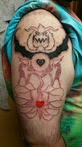 Explore foot tattoo cover up ideas, creative tattoo ideas in Mesa, available at Urban Art Tattoo & Piercing Studio