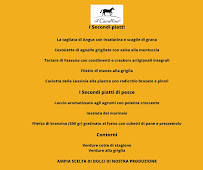 Carte du Trattoria Il Cavallino à Valeggio sul Mincio