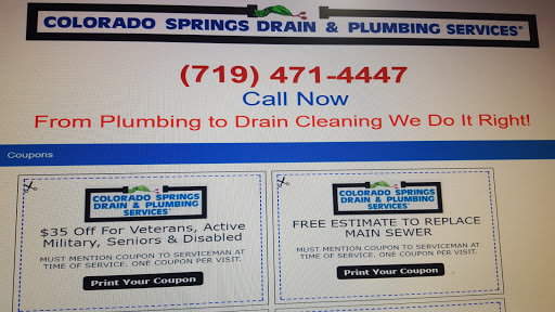 Plumber «Colorado Springs Drain & Plumbing Services», reviews and photos, 6547 N Academy Blvd Pmb 414, Colorado Springs, CO 80918, USA