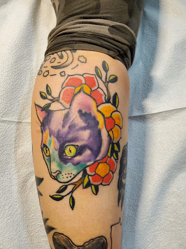 Explore tattoo ideas side, creative tattoo ideas in Saint Paul, available at Black Coffin Tattoo