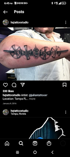 Explore tattoo sleeve filler ideas for men, creative tattoo ideas in Palm Harbor, available at High Quality Tattoo Studios
