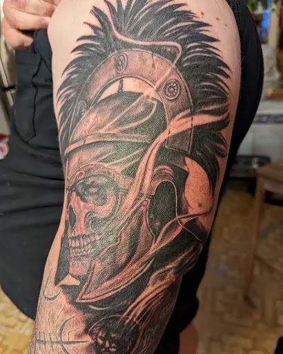 Explore women's quarter sleeve tattoo ideas, creative tattoo ideas in Modesto, available at Painted Ape Gallery And Tattoos