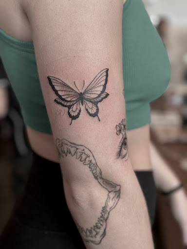 Explore strawberry tattoo ideas, creative tattoo ideas in Springfield, available at Triumph Tattoo