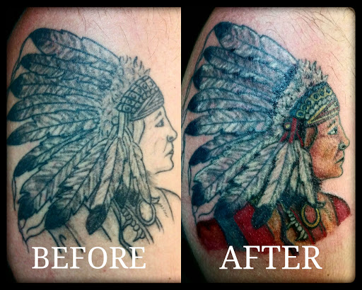 Find halo tattoo ideas for your next unique tattoo in Erie at EliKingInk