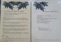 Cascina Oslera à Robassomero menu