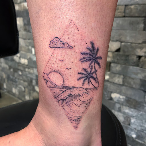 Explore face tattoo cover up ideas, creative tattoo ideas in Cape Coral, available at Raabery Ink Society