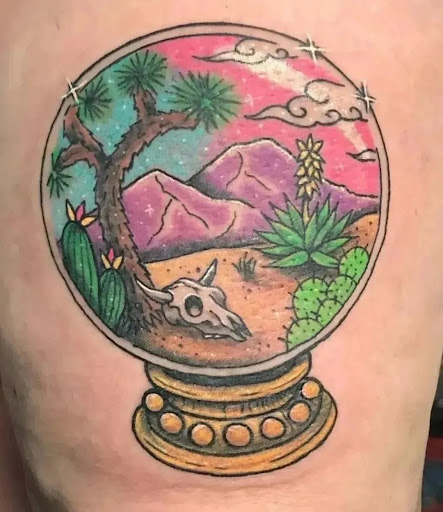 Explore dirt bike tattoos ideas, creative tattoo ideas in Yucca Valley, available at Strata Tattoo Lab LLC