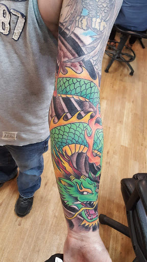 Explore logging tattoo ideas, creative tattoo ideas in Marion, available at Eternal Art Tattooing