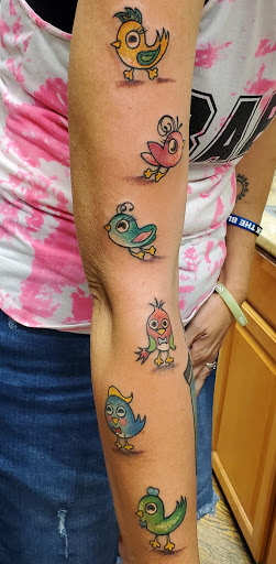 Explore tattoo ideas for family initials, creative tattoo ideas in Canon City, available at Tattoos By Richie Streate